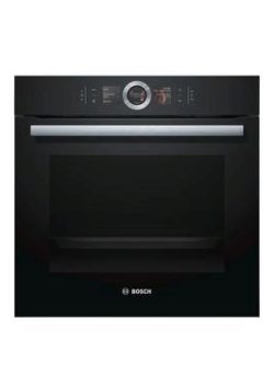 Bosch Serie 8 Hbg656Rb6B 60Cm Built-In Electric Single Oven - Black